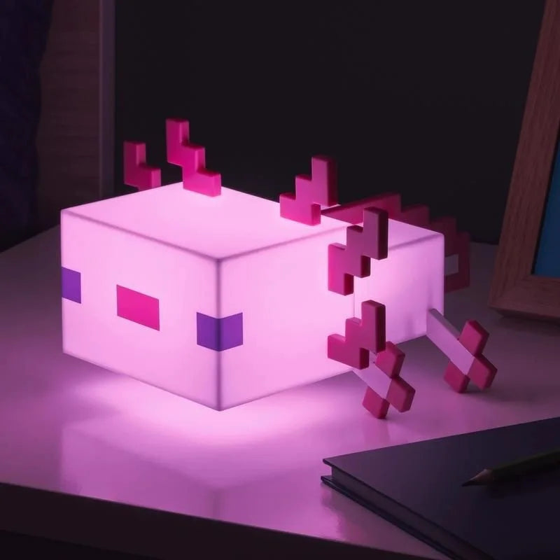 Minecraft Axolotl lamp